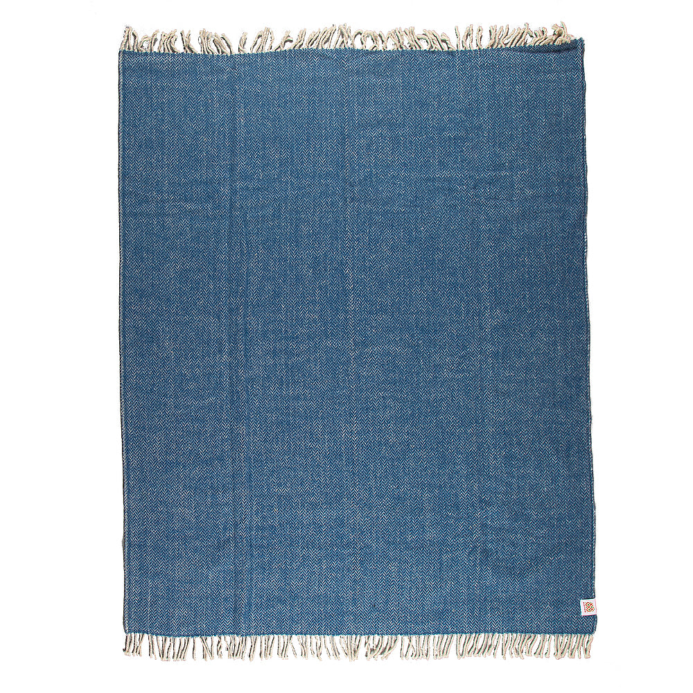 Wolldecke Elma IV - marineblau