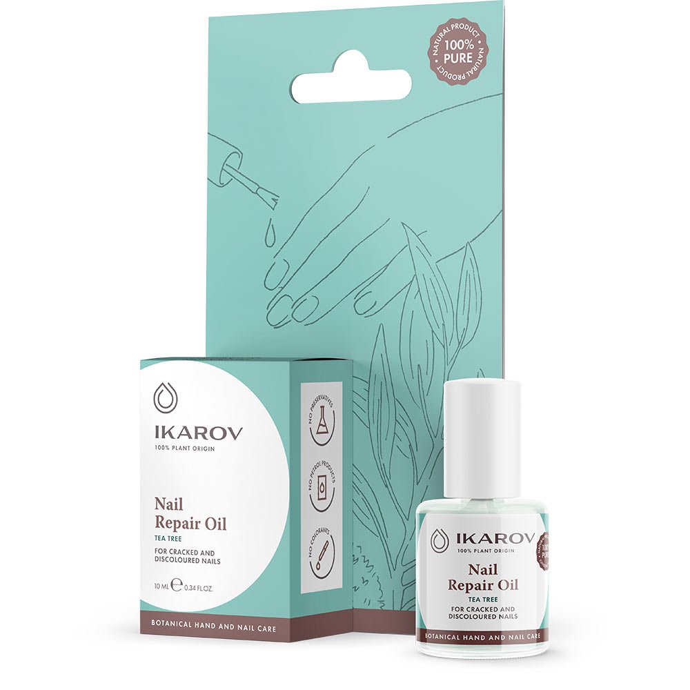 Nail strengthening oil with tea tree extract for cracked and faded nails-Balkanova