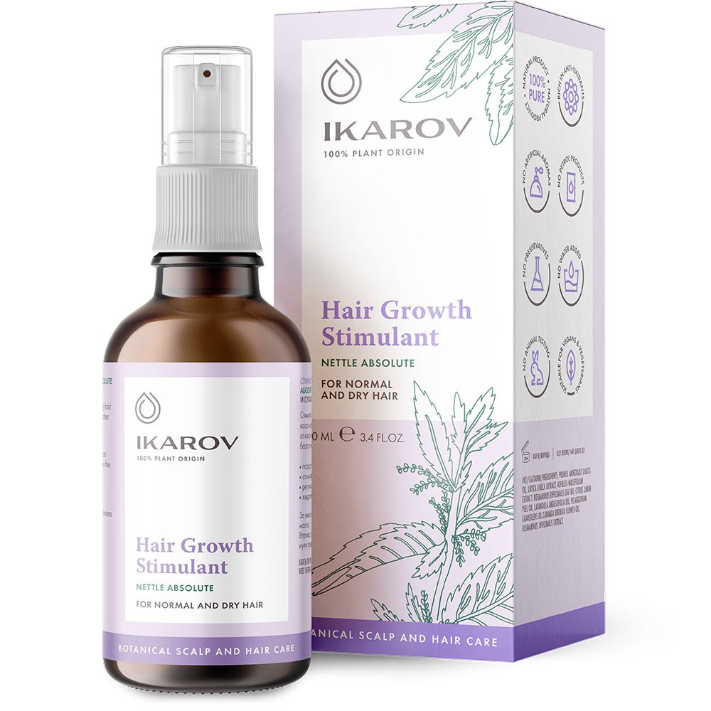 Natural hair stimulant with nettle extract-Balkanova