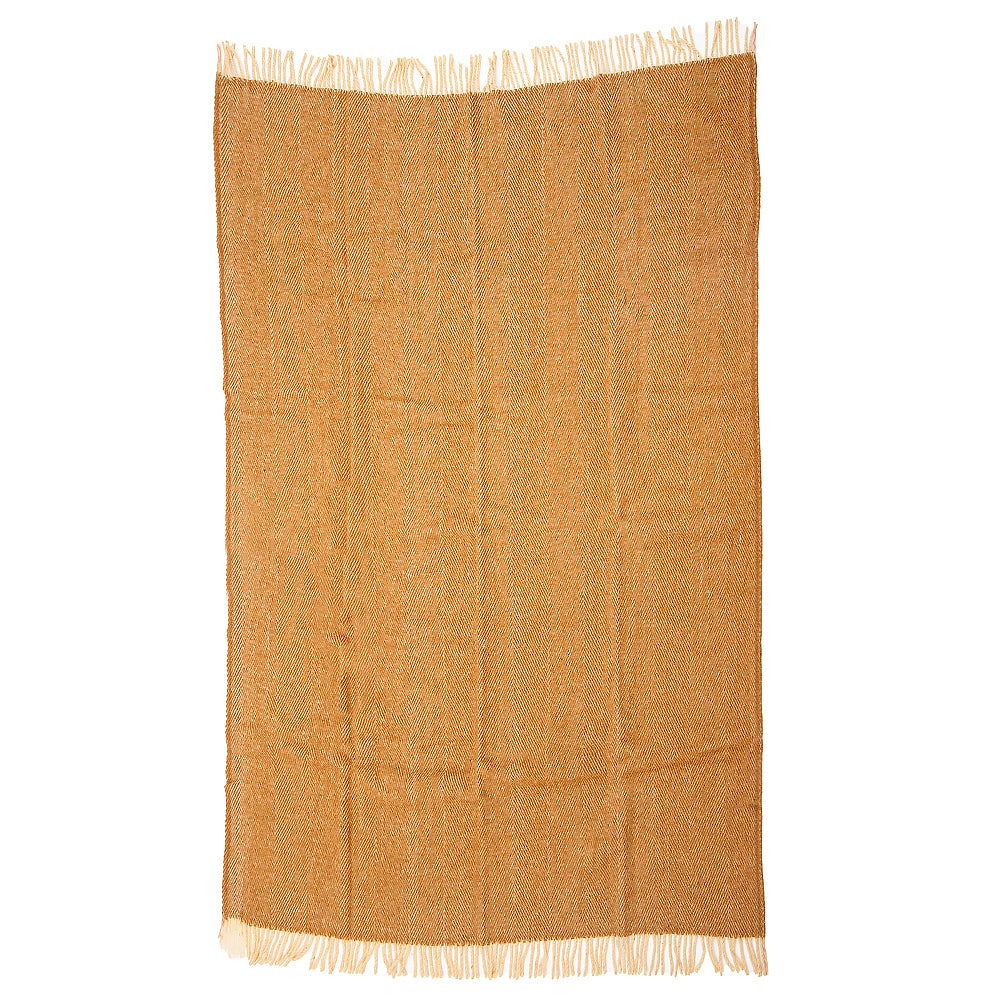 Wolldecke Elma XIV - sandgelb