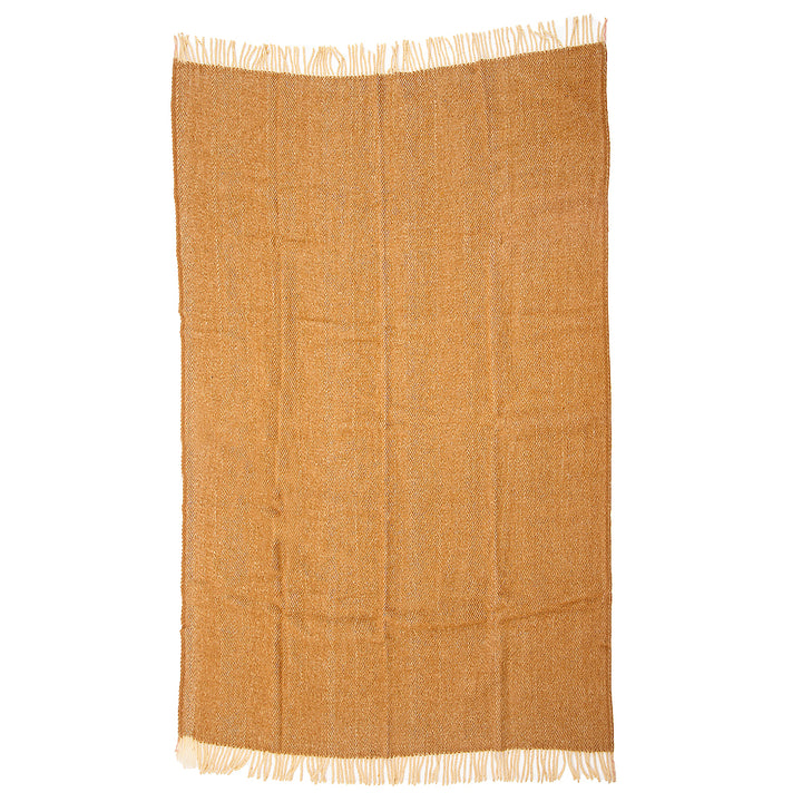 Wolldecke Elma XIV - sandgelb