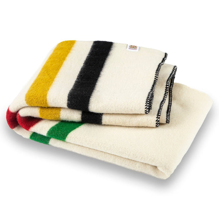 Thick wool blanket Rainbow I - rainbow LONG