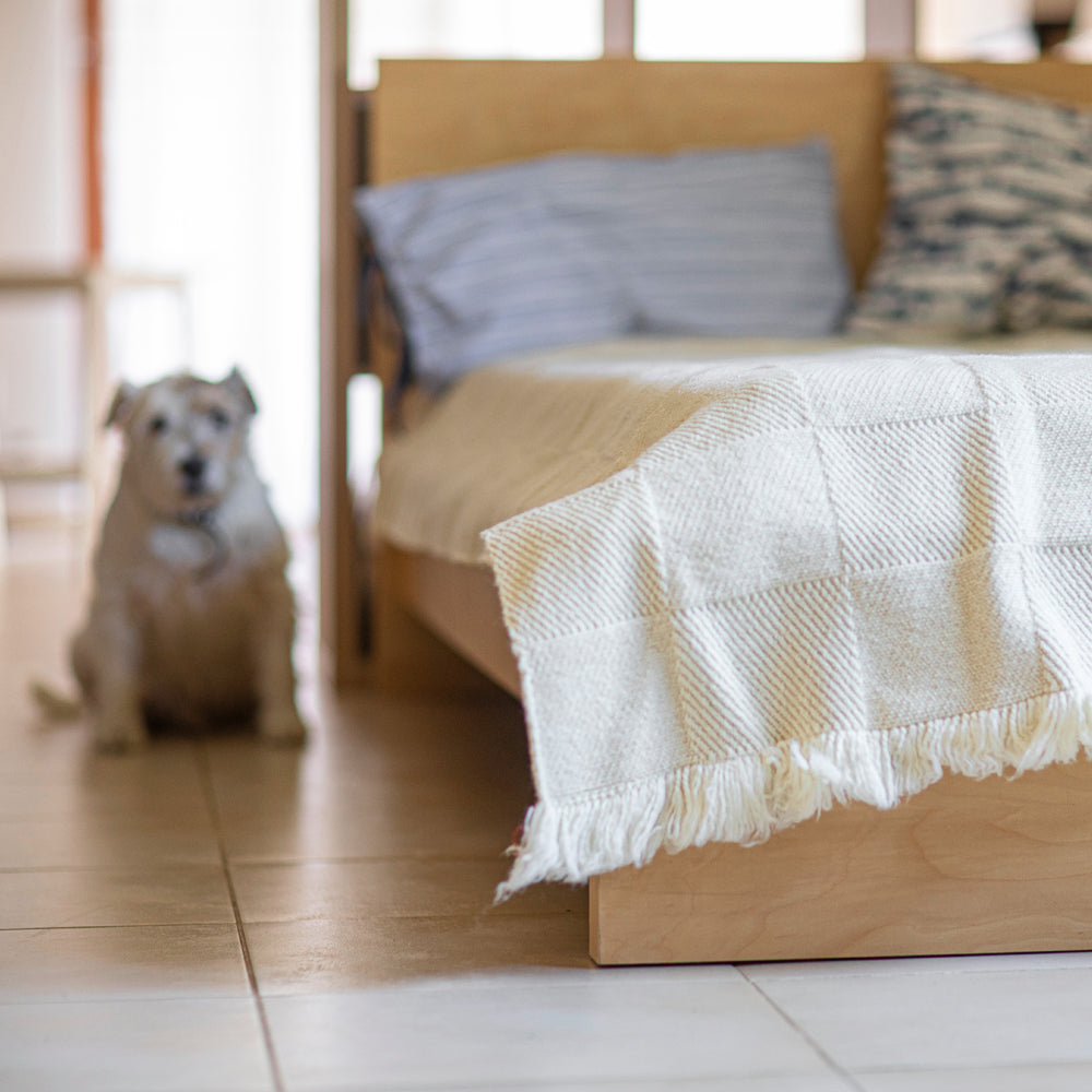 Rodopa merino wool bedspread
