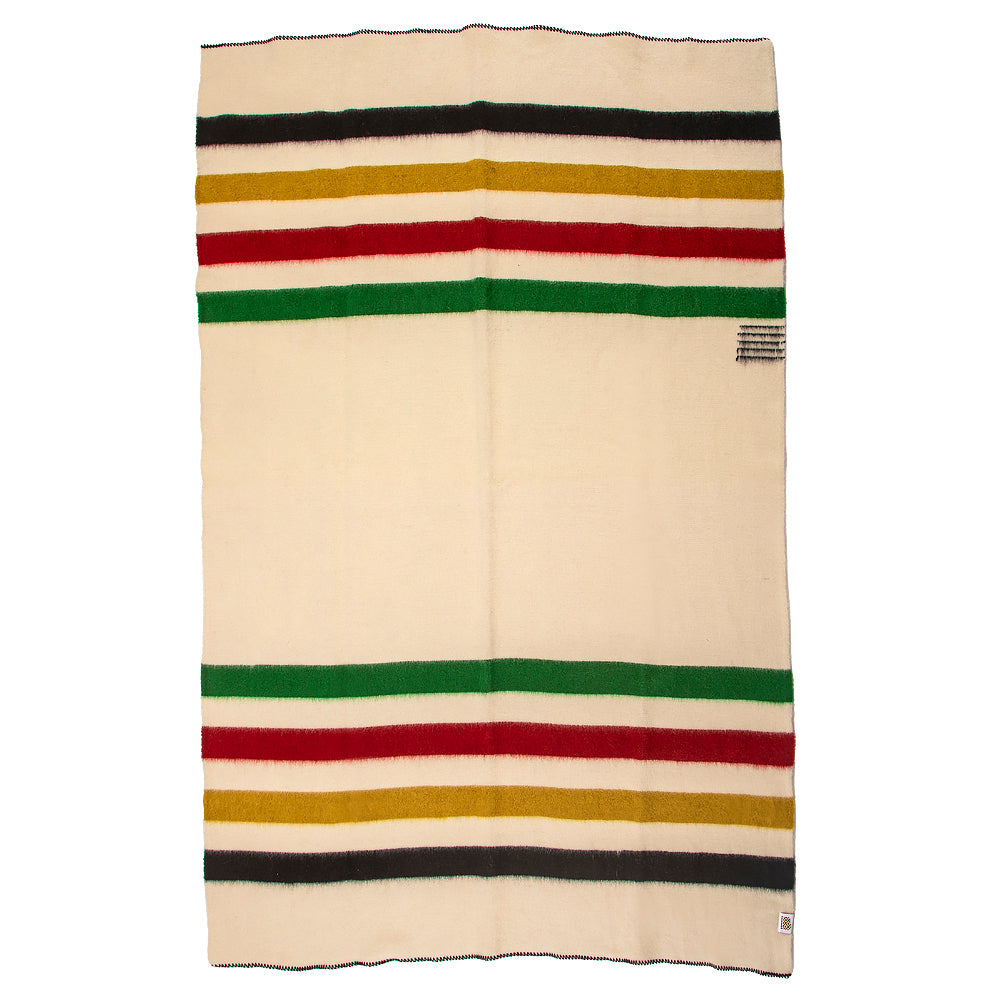Dicke Wolldecke Rainbow I - iris LONG