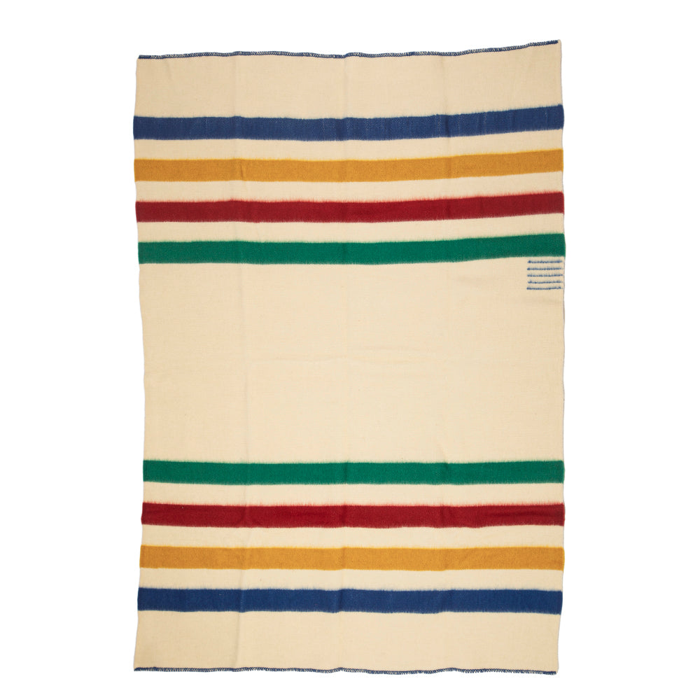 Dicke Wolldecke Rainbow I - B - iris