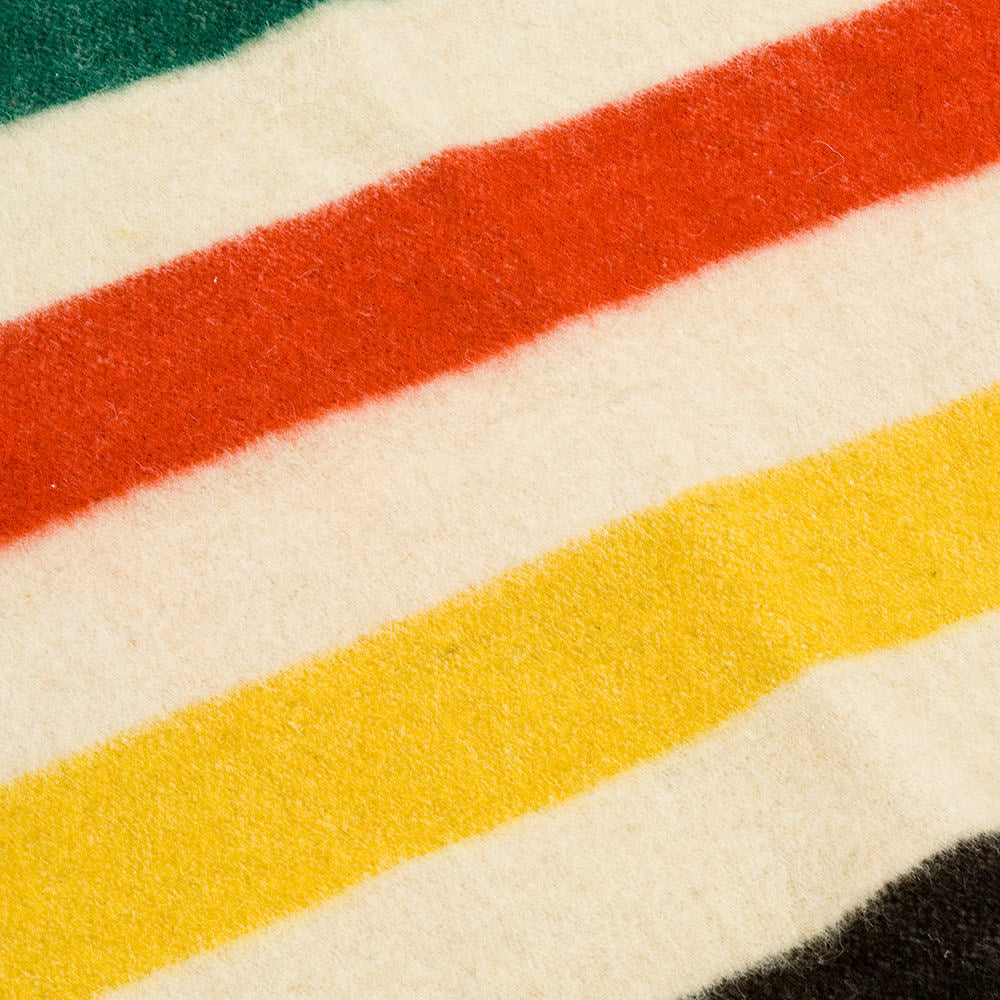 Dicke Wolldecke Rainbow I - iris LONG