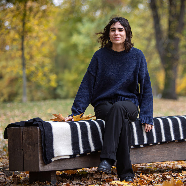 Παχιά μάλλινη κουβέρτα Rainbow I - ουράνιο τόξο