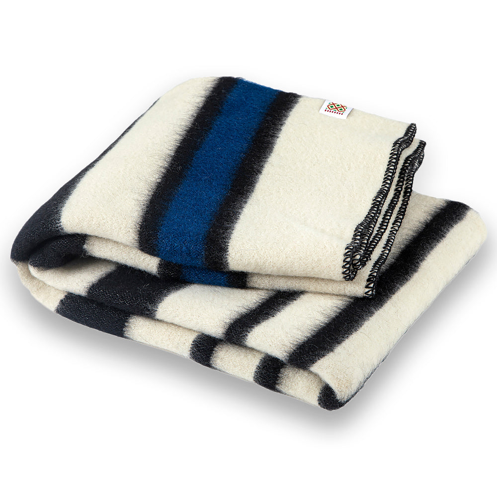 Thick wool blanket Rainbow II - Fort Union-Balkanova