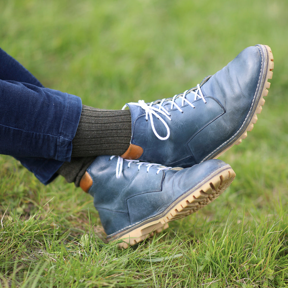 Medical wool socks, 100% wool, solid-color elastic knit-Balkanova