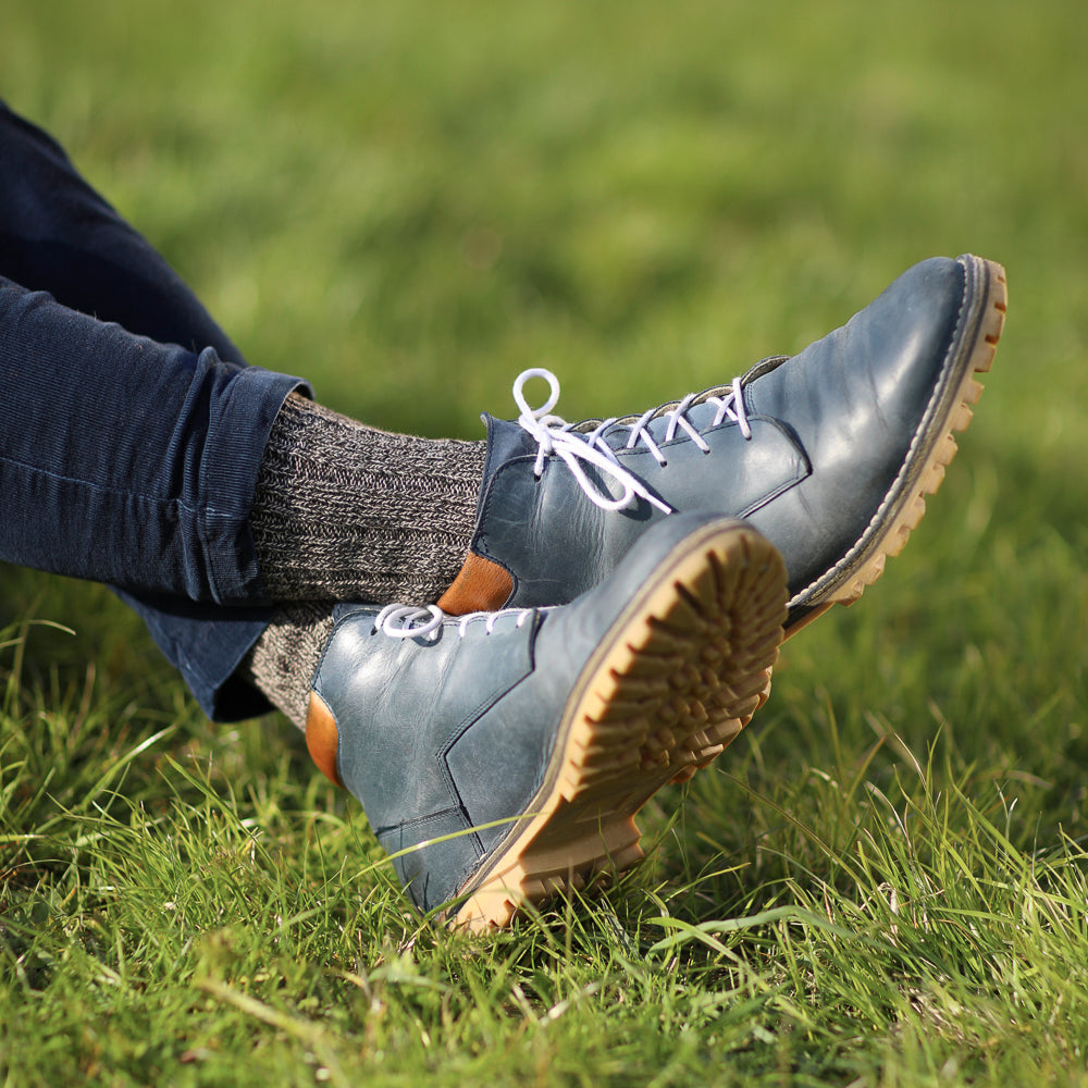 brown wool socks
