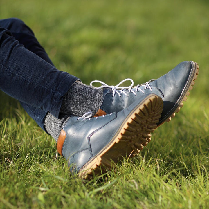 dark grey wool socks