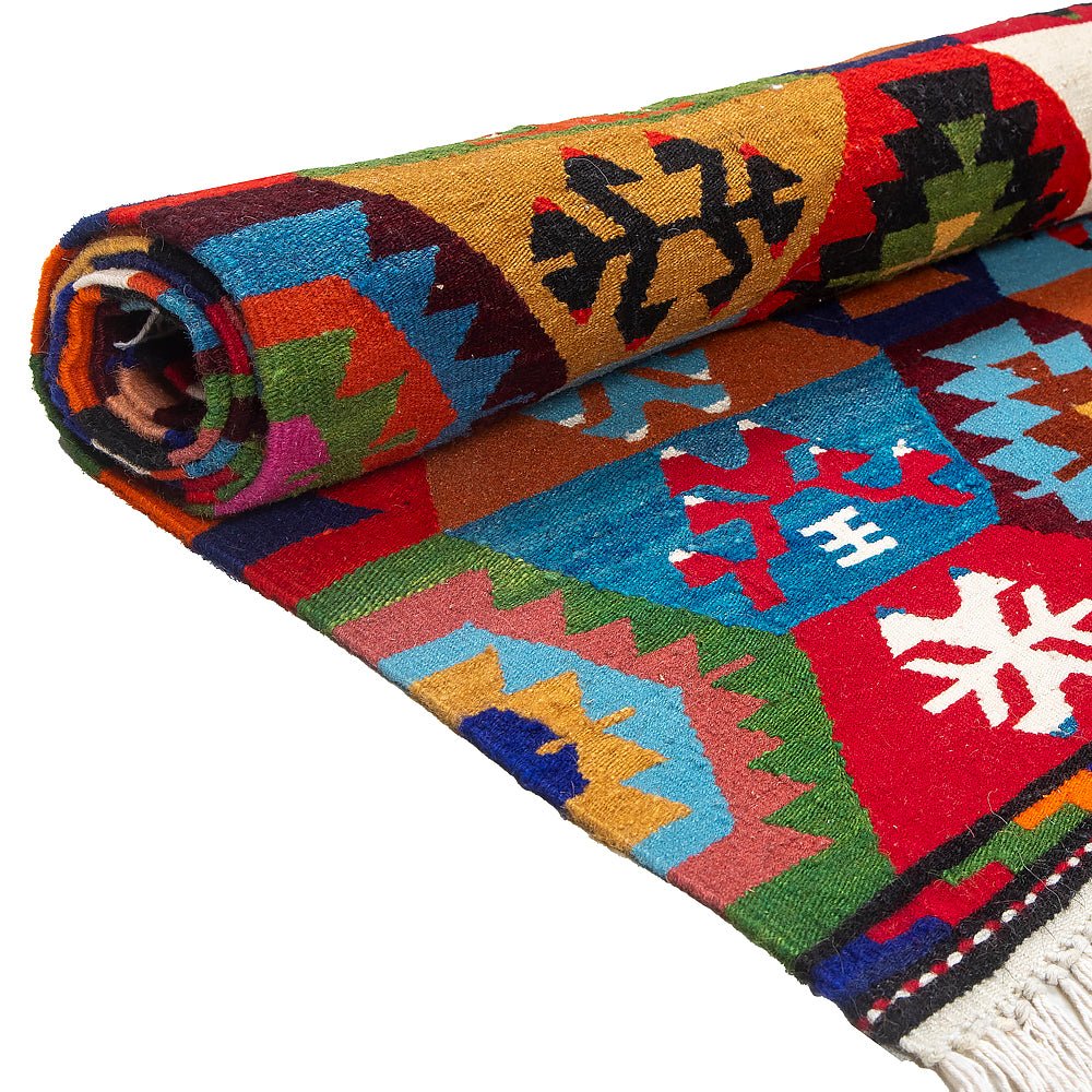 Woolen Kilim "Bombs II"