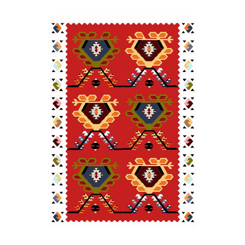 Pattern - Kilim "Cabbage Heads II"-Balkanova