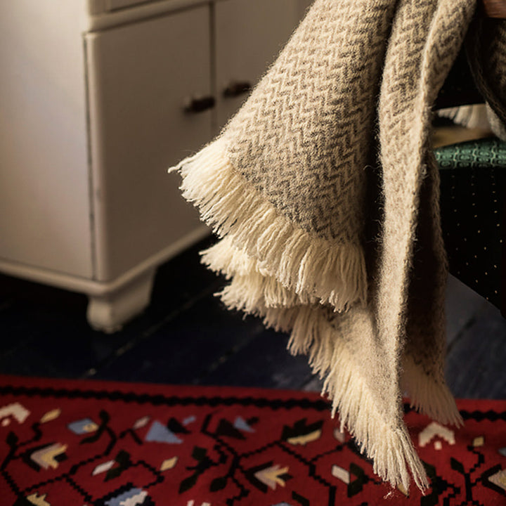 Vlněná deka Karandila XV šedá nebarvená-Balkanova