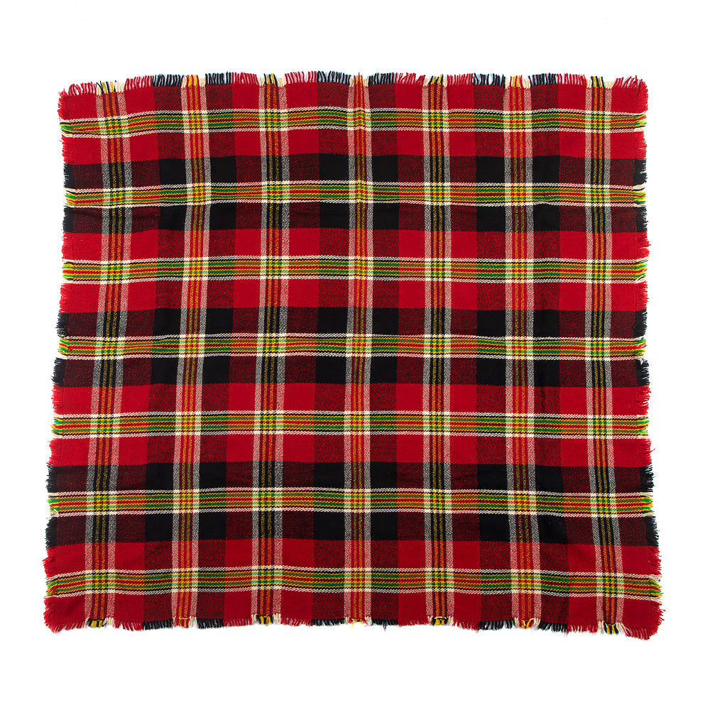 Wool bedspread Rodopa V Scottish plaid