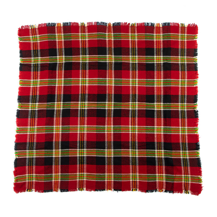 Wool bedspread Rodopa V Scottish plaid