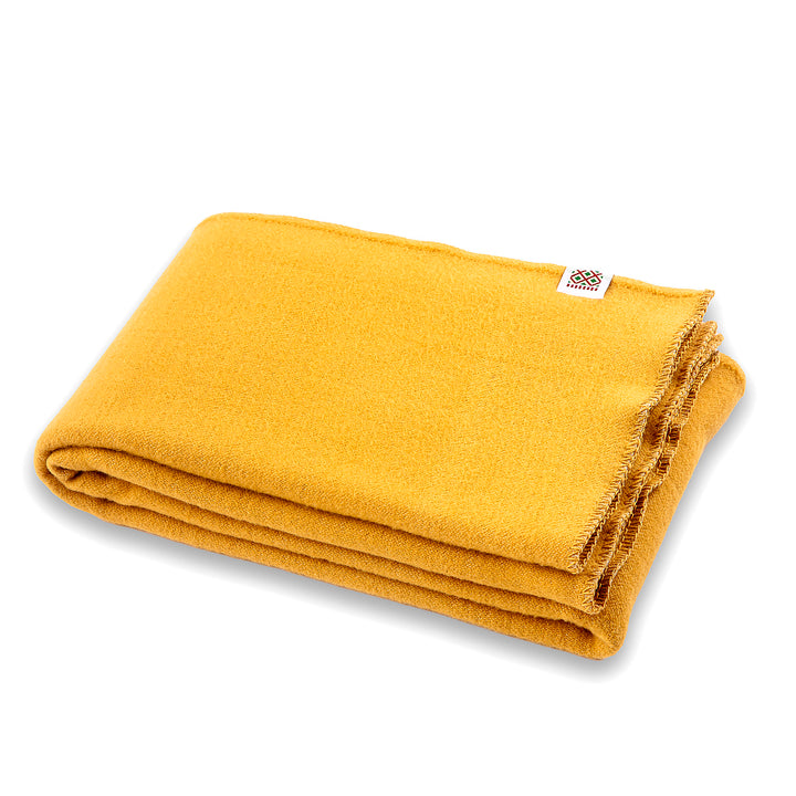 Wolldecke Gergana Merino gelb