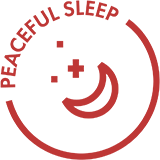 Podporuje pokojný spánok