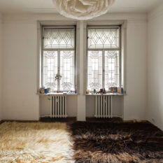 Ručně vázaný koberec Chalište ze světlé vlny IV