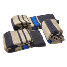 Thick Wool Blanket Rainbow XX - A - Fort Union, Dark Variant