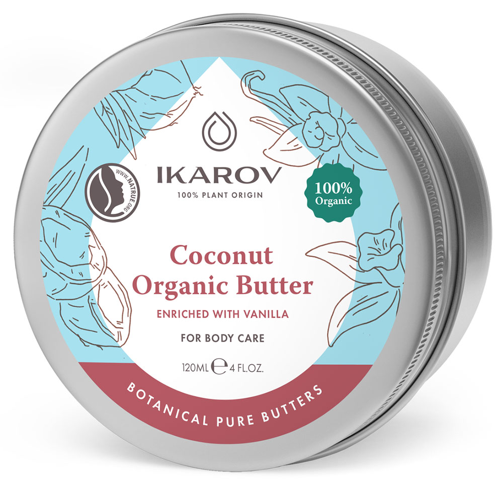Prírodný telový kokosový olej s vanilkou