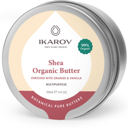 Organic Shea Body Butter entriched with orange and vanilla