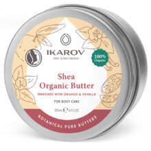 Organic Shea Body Butter entriched with orange and vanilla