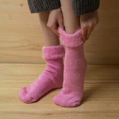 Set of 3 pairs of wool socks "Shoshone" patterned 90% wool