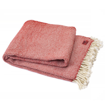 Wool Blanket Marina Merino - Red