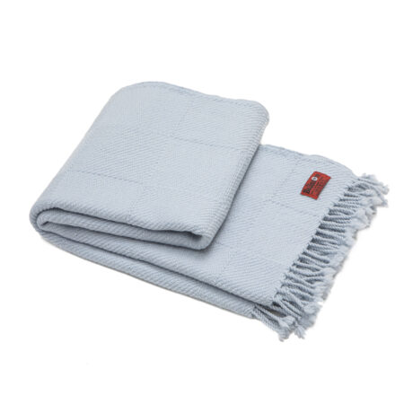 Merino Wool Blanket Ledenika - Light Grey