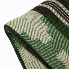Vlnená deka Abata – zelená