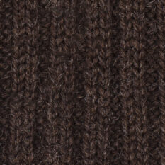 Socks 100% wool, thick elastic knitwear (brown)