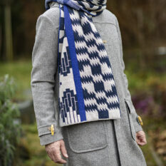 Woolen scarf - blue