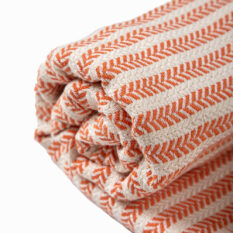 Cotton bath towel and hand towel Portokala II - orange set