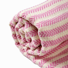 Bavlněná osuška a ručník Portokala V - růžová sada