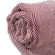 Bavlněná osuška a ručník Portokala XI - rubínově rudý set