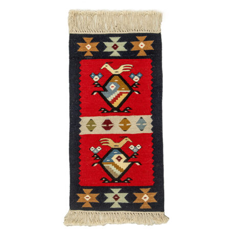 Woolen Kilim ‘Chicks in Nests’ II