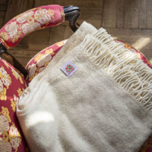 Galata I Wool Blanket - Natural Undyed