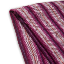 Vlnený šál z merino vlny – fialový a biely