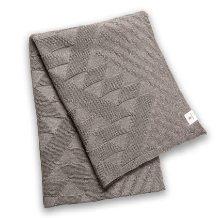 Merino Wool Scarf - Light Grey