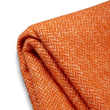 Vlnená deka Elma II - oranžová