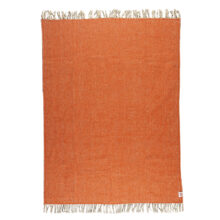Wool blanket Elma II - orange