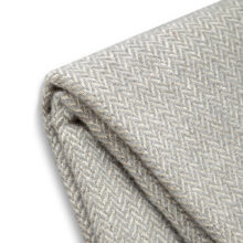 Wool blanket Elma III - silver gray