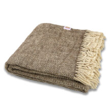 Wool blanket Elma X - brown