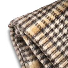 Wool blanket Elma XI - brown and beige