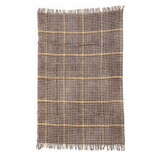 Wool blanket Elma XI - brown and beige