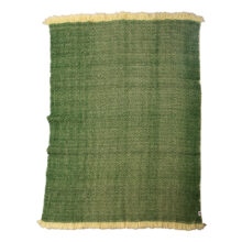 Wool blanket Karandila XXII fir green